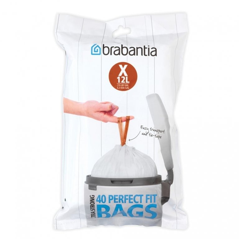 Brabantia PerfectFit vrecia – 10 – 12 L (X) – 40 ks