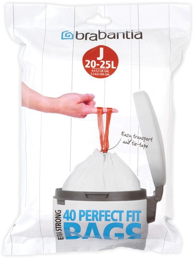 Brabantia PerfectFit vrecia – 20 – 25 l (J) – 40 ks