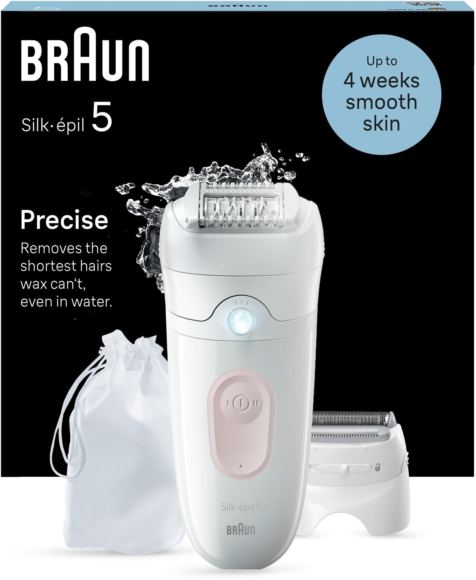 Braun Silk·épil 5 5-030 Biely/Ružový