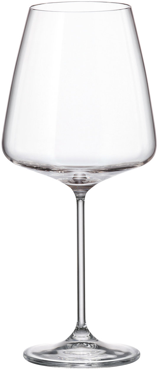 BOHEMIA ROYAL CRYSTAL Súprava pohárov na červené víno Sora 650 ml 6 ks