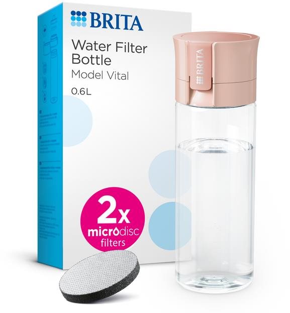 BRITA Fill & Go Vital 0,6 l marhuľová + 2× microdics 2024