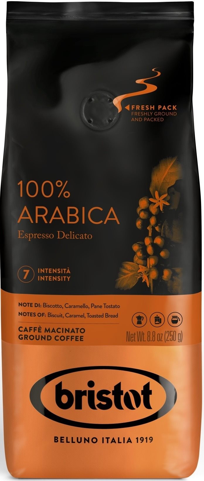 Bristot Diamante 100 % Arabica 250 g