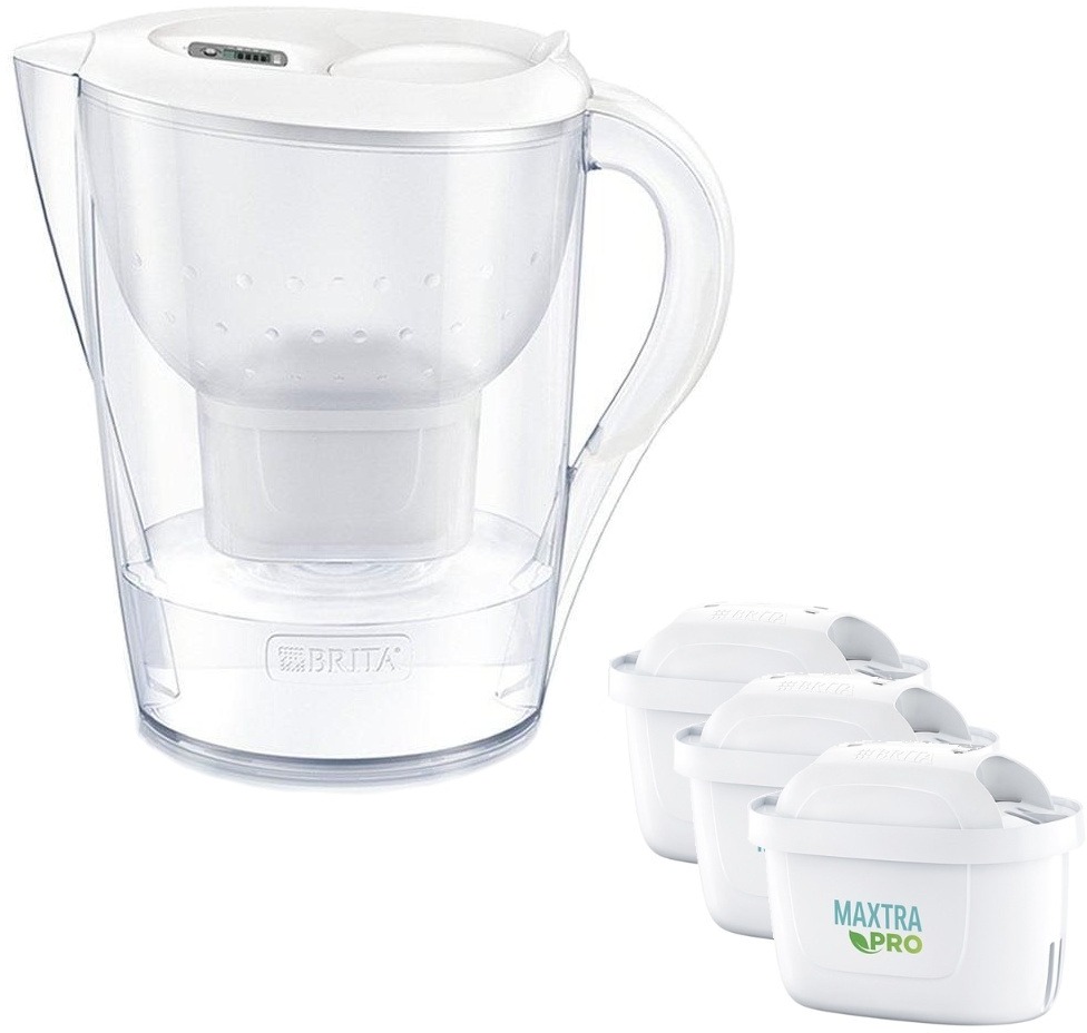 BRITA Marella XL 3,5 l biela + 3 ks MX Pro PO 2024