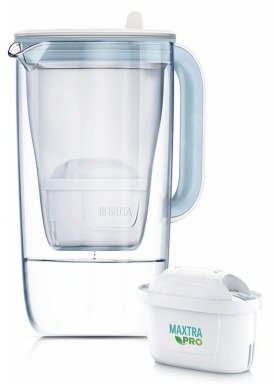 BRITA Sklenená kanvica 2,5 l svetlo modrá NEW 2024