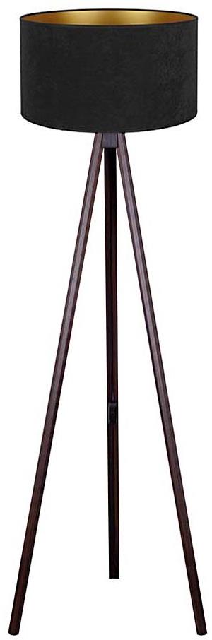 Brilagi Velvet 1× E27 max. 60 W wenge/čierna drevotrieska