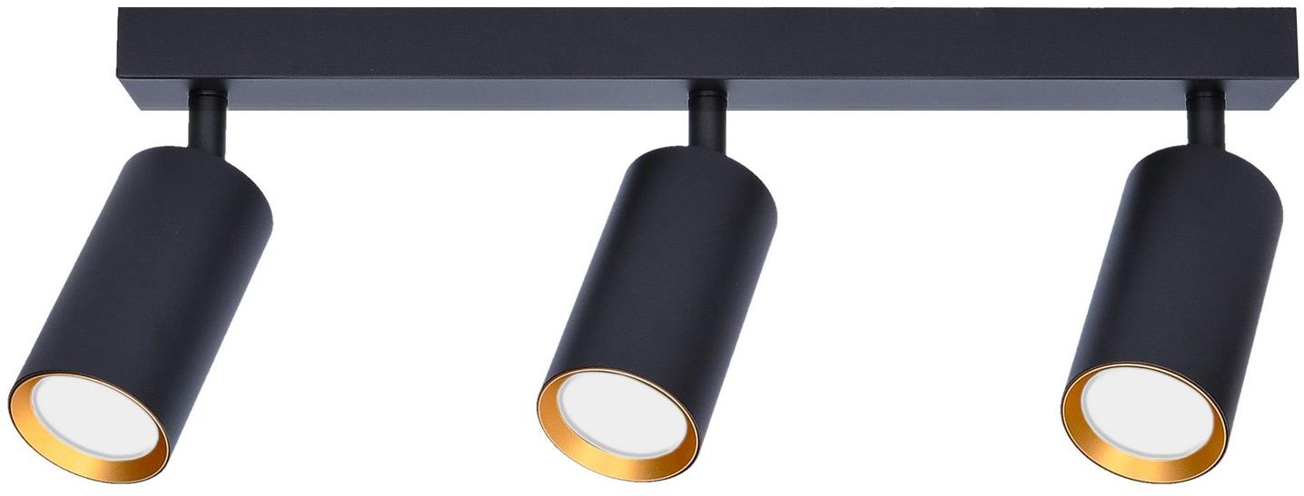 Brilagi Bodové svietidlo Sele 3× GU10/35 W/230 V čierne/zlaté