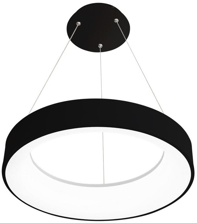 Brilagi LED Stmievateľný luster na lanku Falcon LED/80 W/230 V 3 000 – 6 500K priemer 60 cm čierny