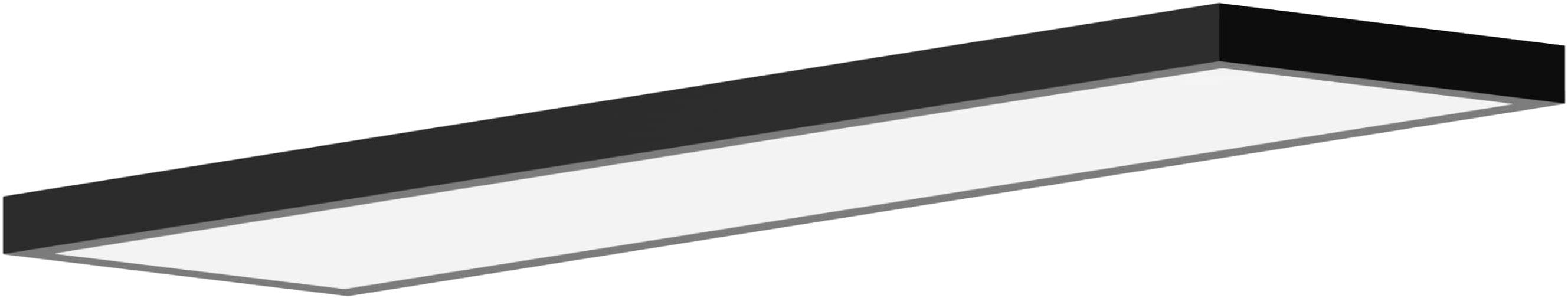 Brilagi LED Kúpeľňové stropné svietidlo FRAME LED 50 W 120 × 30 cm IP44 čierne