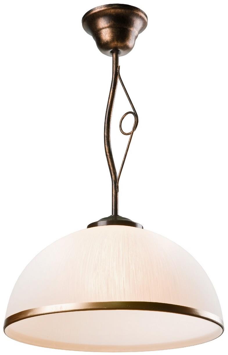 Brilagi LED Luster na tyči ANTICO 1× E27 60 W bronz, patina, čierny