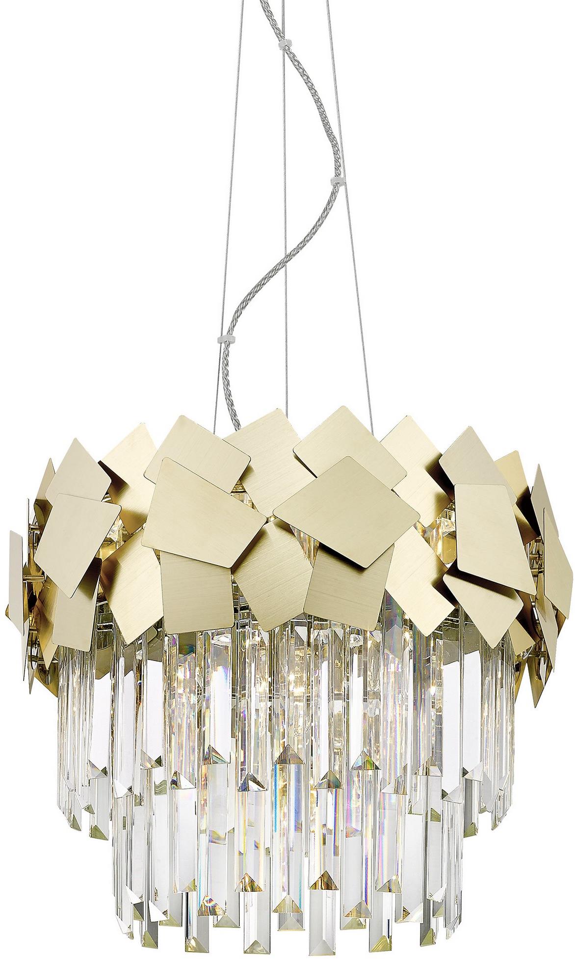 Brilagi LED Krištáľový luster na lanku MIRAGE 5× E14 40 W