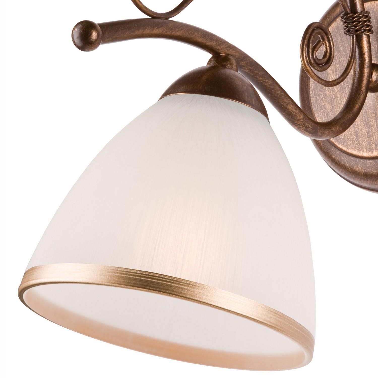 Brilagi LED Nástenné svietidlo ANTICO 1× E27 60 W bronz patina