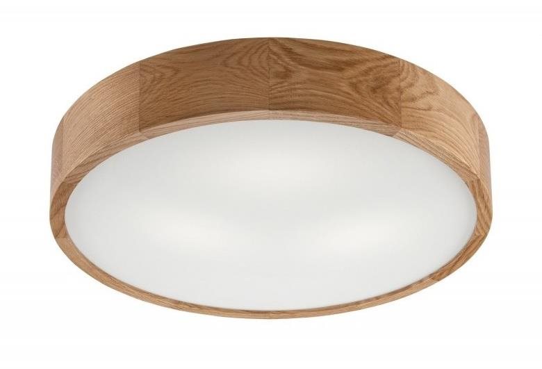 Brilagi LED Stropné svietidlo CARVALHO 3× E27 60 W dub priemer 47,5 cm