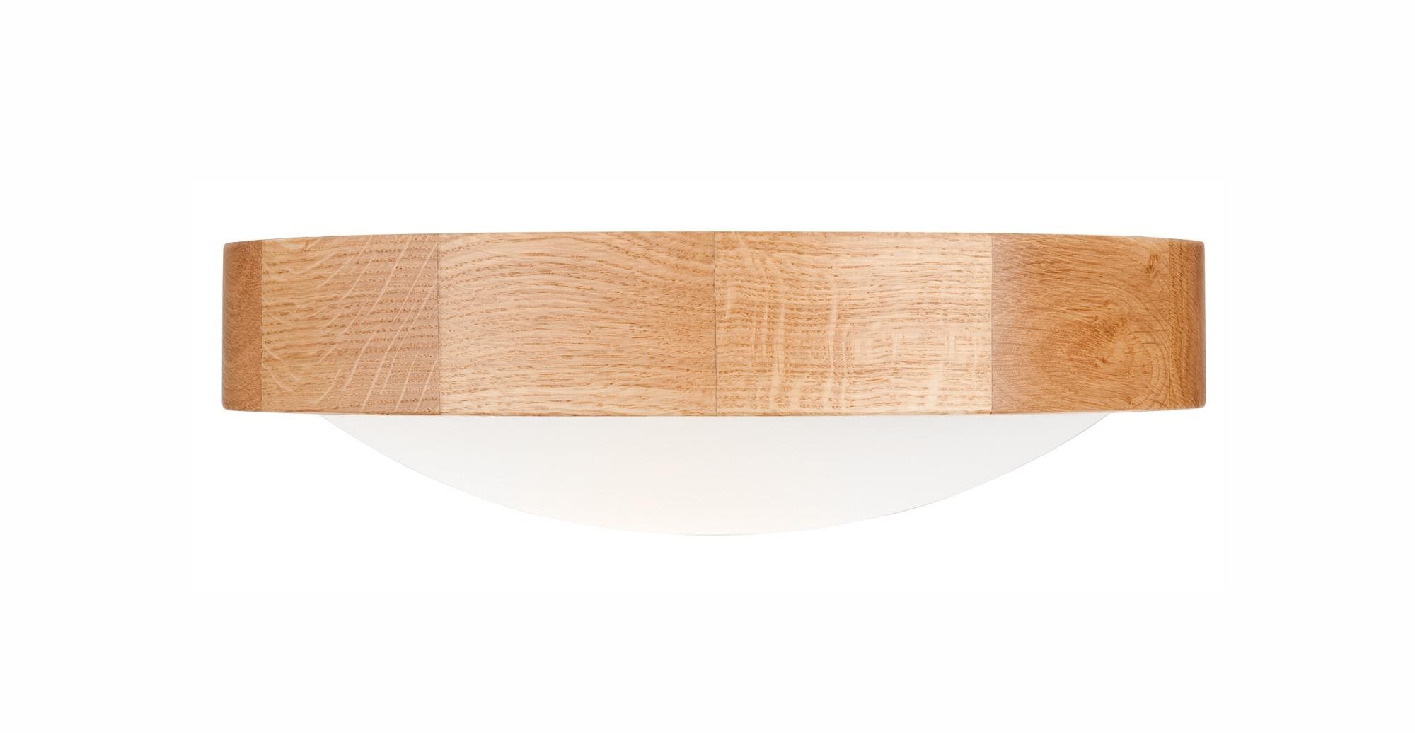 Brilagi LED Stropné svietidlo CARVALHO SLIM 1× E 27 60 W dub priemer 27 cm