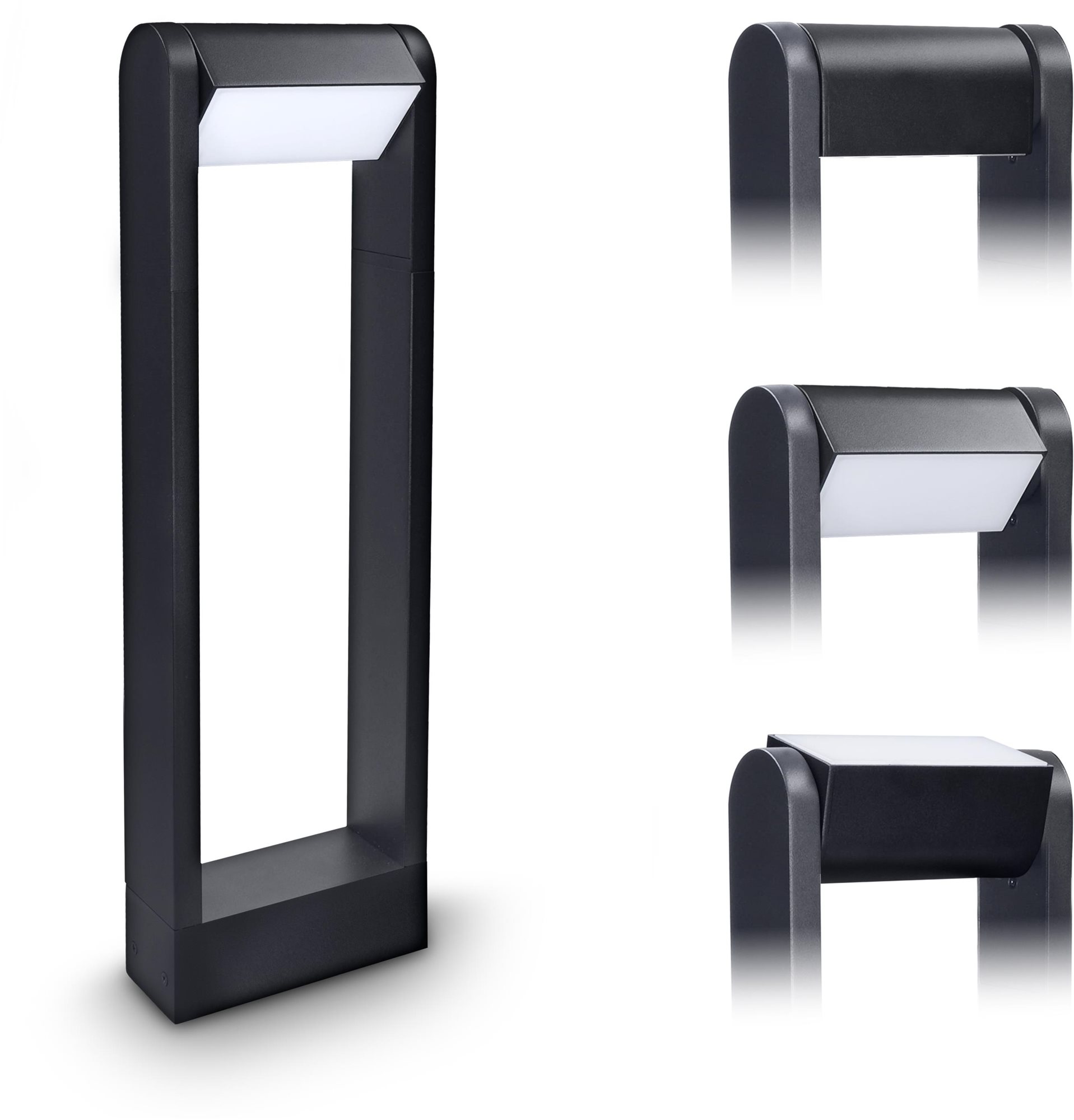 Brilagi – LED Vonkajšia lampa CROTONE 7 W IP54 50 cm