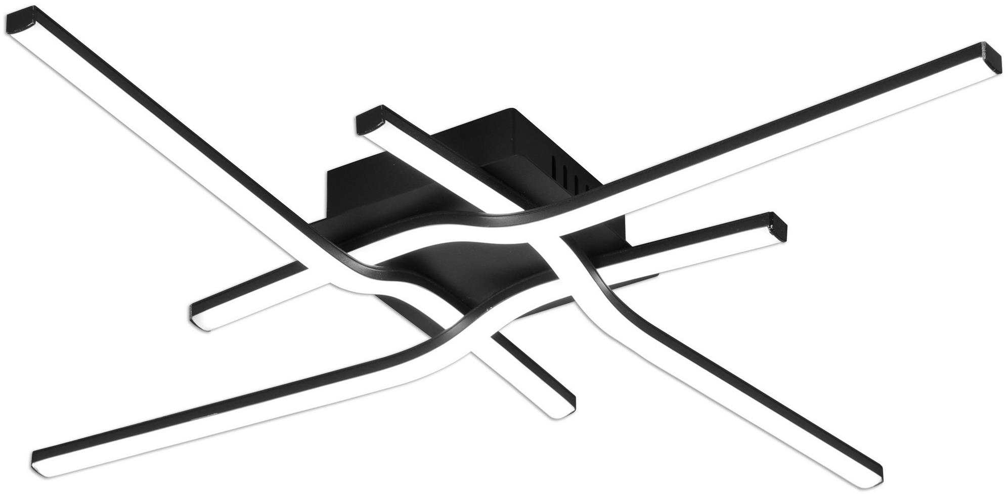 Brilagi STRIPES LED/38 W/230 V čierne