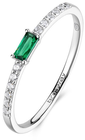 Brosway Prsteň Fancy Life Green FLG148C (Ag 925/1000, 0,93 g)