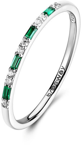 Brosway Prsteň Fancy Life Green FLG149C (Ag 925/1000, 0,93 g)