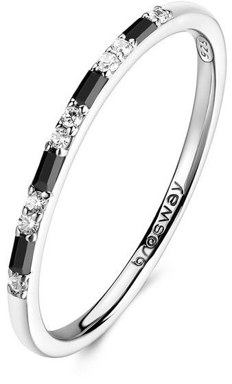 Brosway Prsteň Fancy Mystery Black FMB128B (Ag 925/1000, 0,85 g)