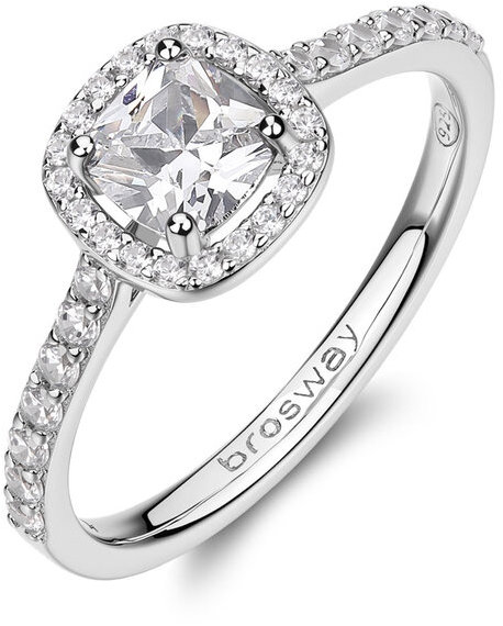 Prsteň Brosway Fancy Infinite White FIW162C (Ag 925/1000, 2,2 g)