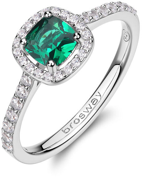 Prsteň Brosway Fancy Life Green FLG143B (Ag 925/1000, 2,1 g)