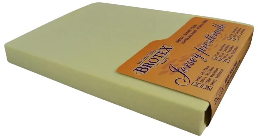 Brotex Jersey prestieradlo citrus, 90 × 200 cm jednolôžko