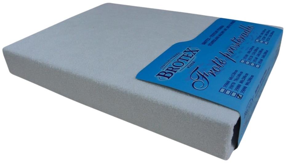 Brotex Froté prestieradlo biele, 120 × 200 cm