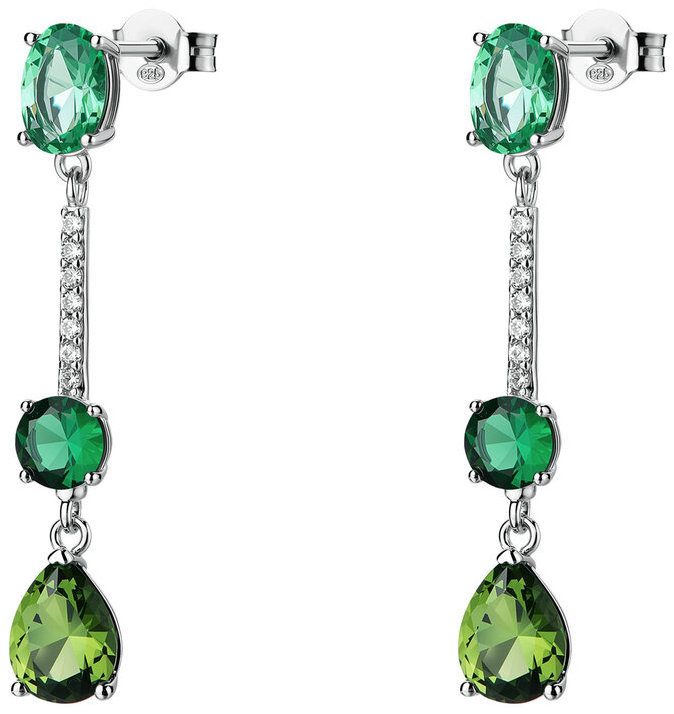 Brosway – Náušnice Fancy Life Green FLG152 (Ag 925/1 000, 3,4 g)