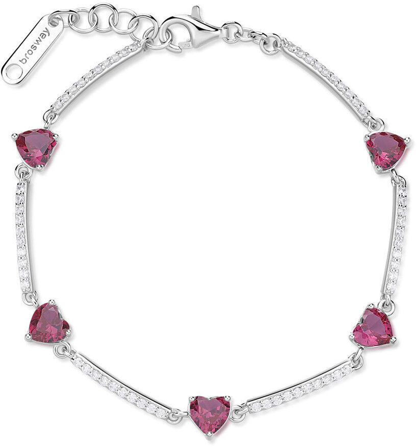 Brosway Fancy Passion Ruby FPR118 Náramok (Ag 925/1000, 1,4 g)