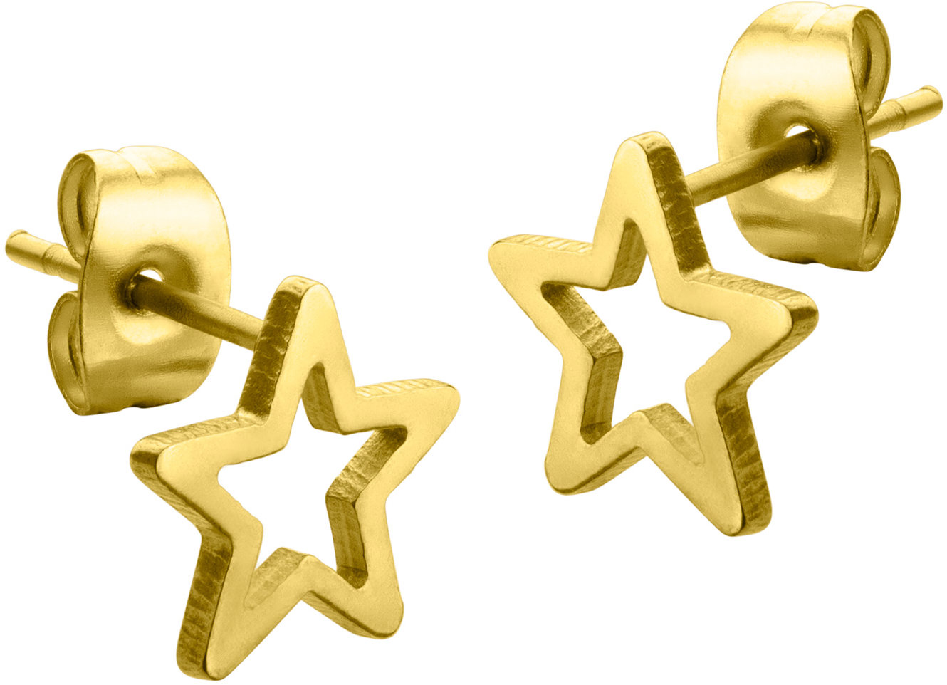 Bruno Náušnice HVIEZDA gold