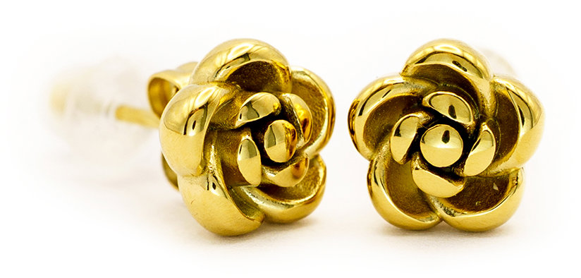 Bruno Náušnice PÚČIK gold