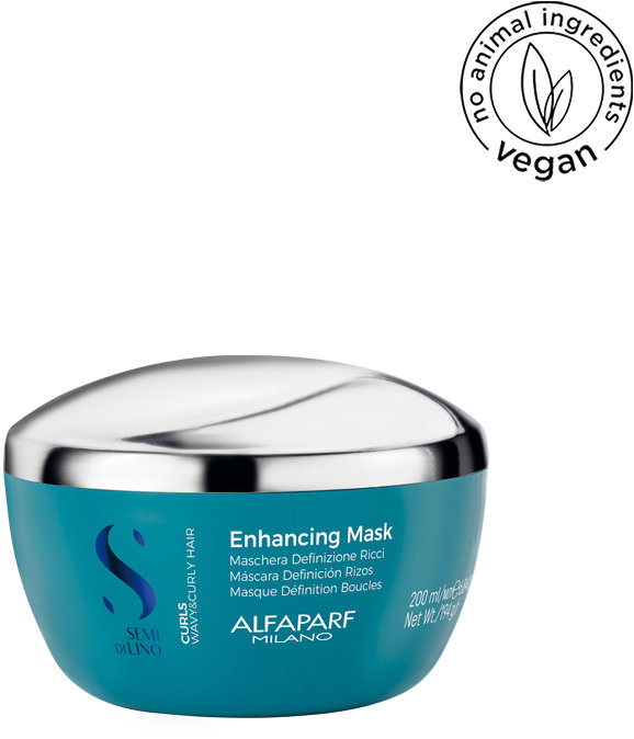 ALFAPARF MILANO Semi Di Lino Curls Enhancing Mask vyživujúca maska na kučeravé vlasy 200 ml