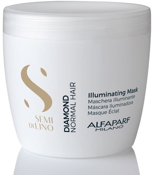 ALFAPARF MILANO Semi Di Lino Diamond Illuminating Mask vyživujúca maska pre lesk vlasov 500 ml