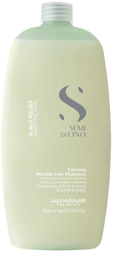 Šampón Alfaparf Milano Semi Di Lino Scalp Relief Calming Shampoo posilňujúci šampón na citlivú pokožku hlavy 1000 ml