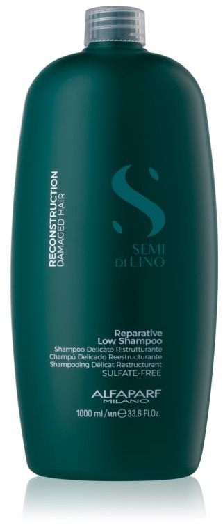 Šampón Alfaparf Milano Semi Di Lino Reconstruction Reparative Low Shampoo vyživujúci šampón na poškodené vlasy 1000 ml