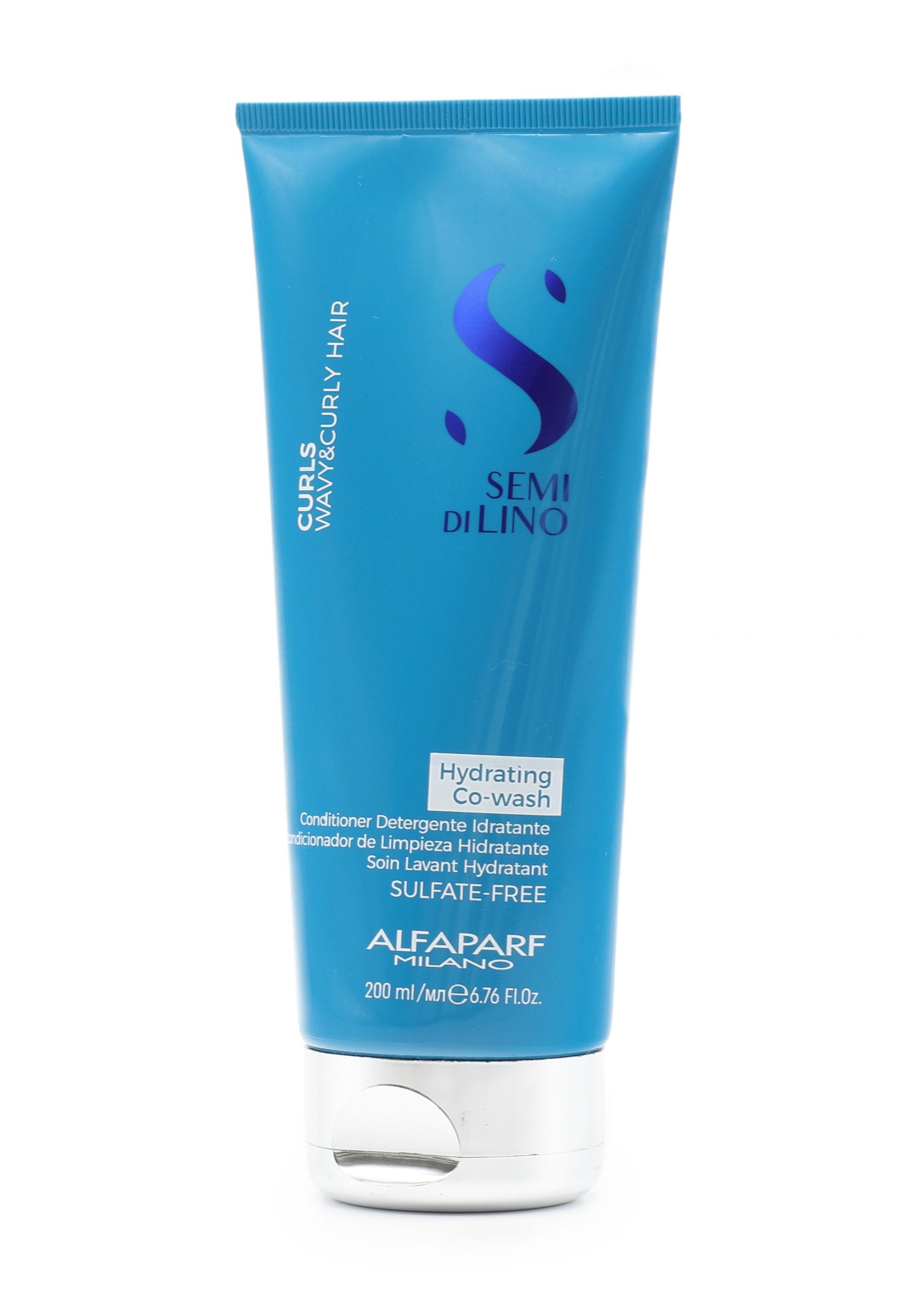 ALFAPARF MILANO Semi Di Lino Curls Hydrating Co-Wash Conditioner vyživujúci kondicionér na kučeravé vlasy 200 ml