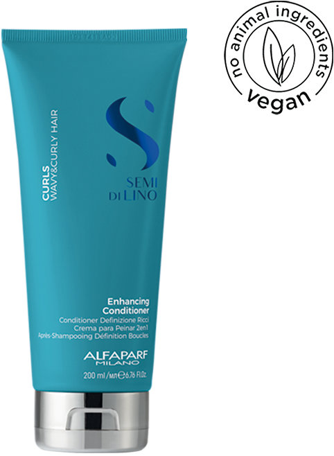 ALFAPARF MILANO Semi Di Lino Curls Enhancing Conditioner vyživujúci kondicionér na vlnité a kučeravé vlasy 200 ml