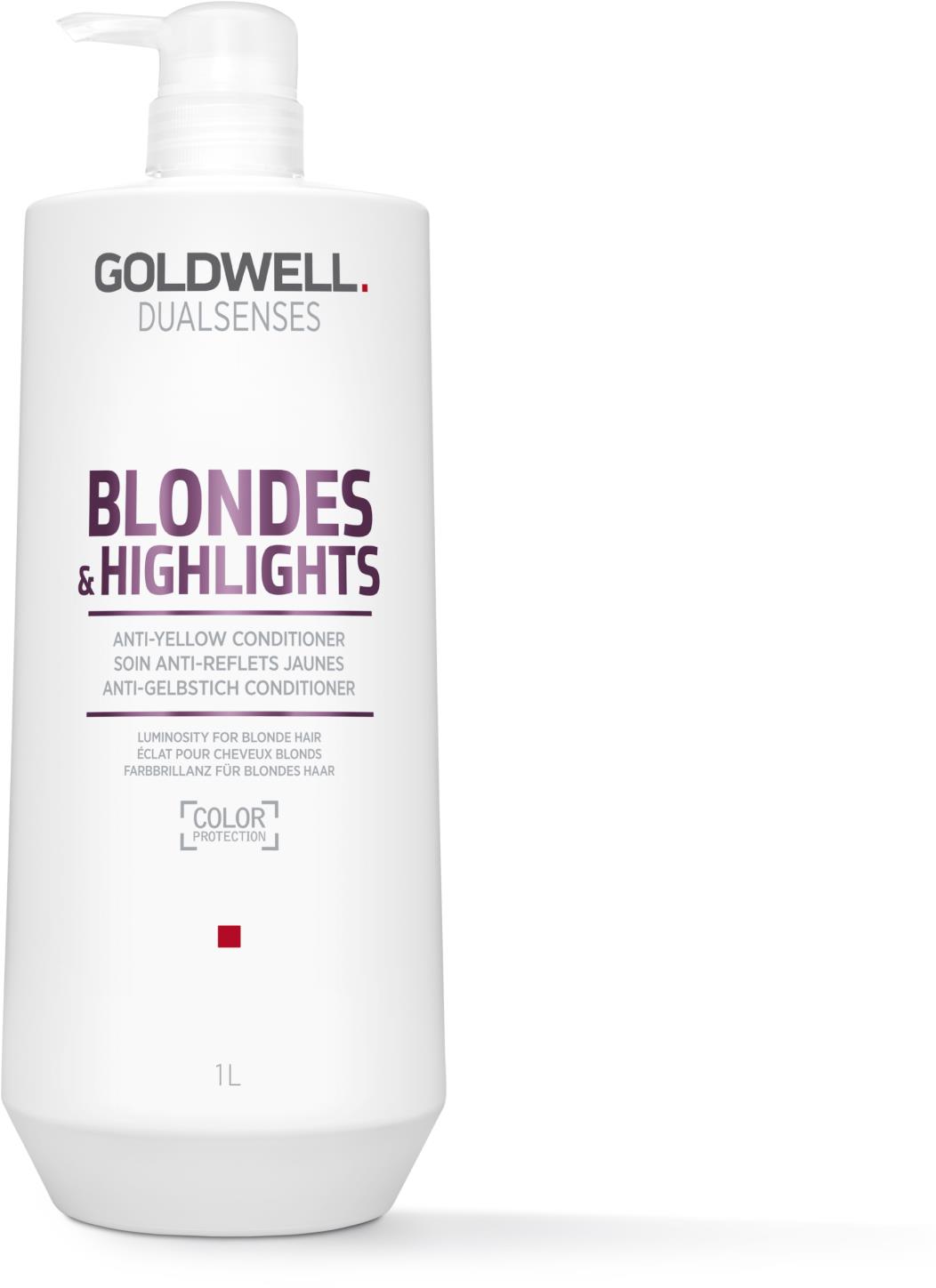 GOLDWELL Dualsenses Blondes & Highlights Anti-Yellow Conditioner 1000 ml