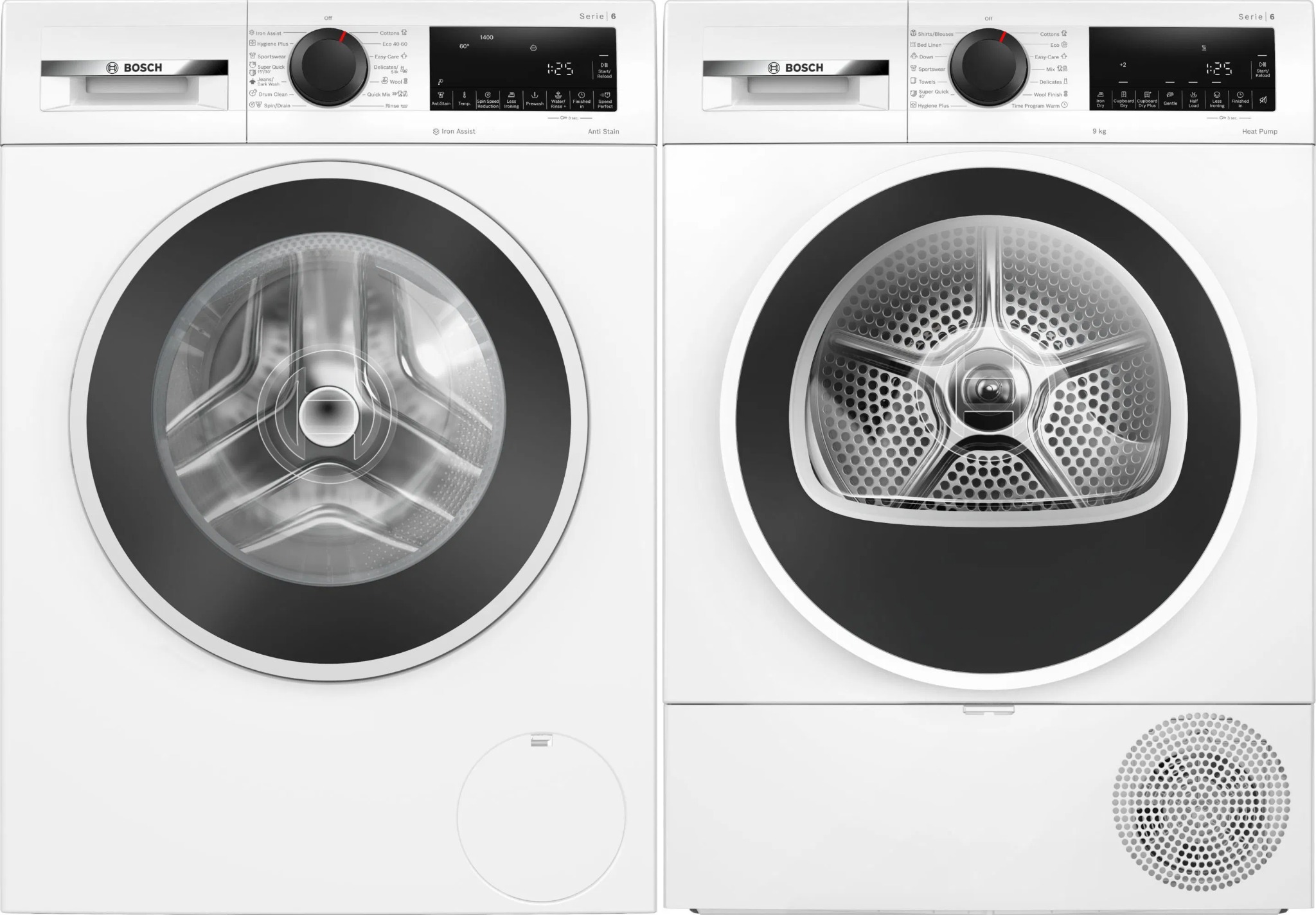 BOSCH WGG244Z2BY Serie 6 + BOSCH WQG243DMBY Serie 6