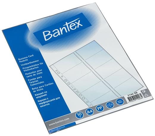 Bantex A4/100, na vizitky – balenie 10 ks