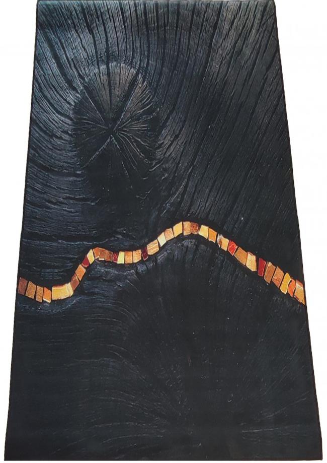 4sleep Kusový koberec Black & Gold 11 – 60 × 100 cm