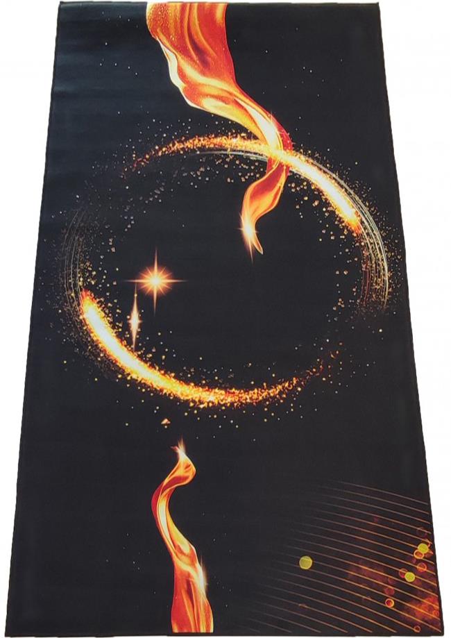 4sleep Kusový koberec Black & Gold 15 – 120 × 180 cm