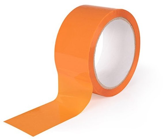 Bull Balící lepící páska 48 mm × 66 m, akryl, oranžová, (42my), 6 ks