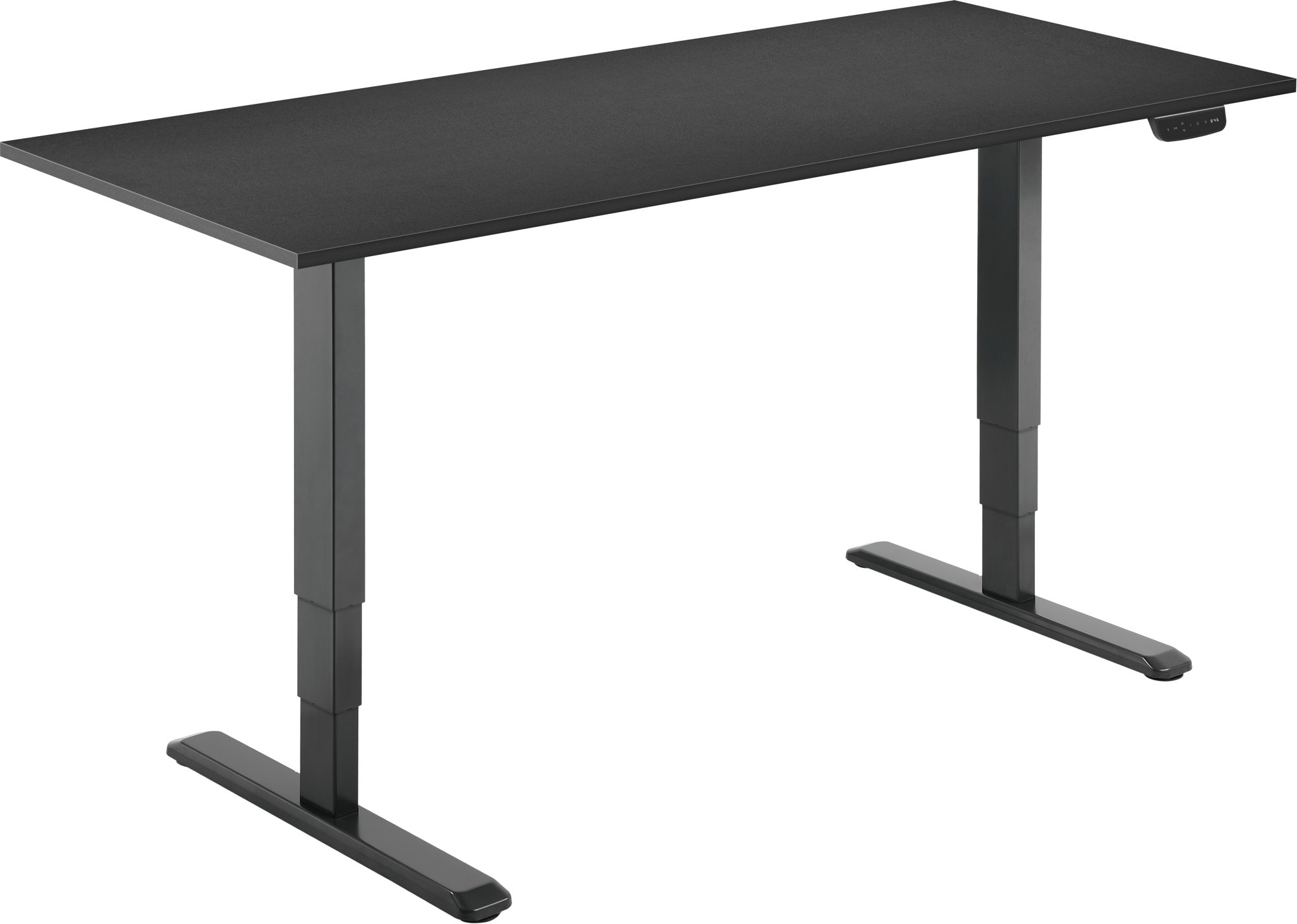 AlzaErgo Table ET1 NewGen čierny + doska 140 × 80 cm lamino čierna