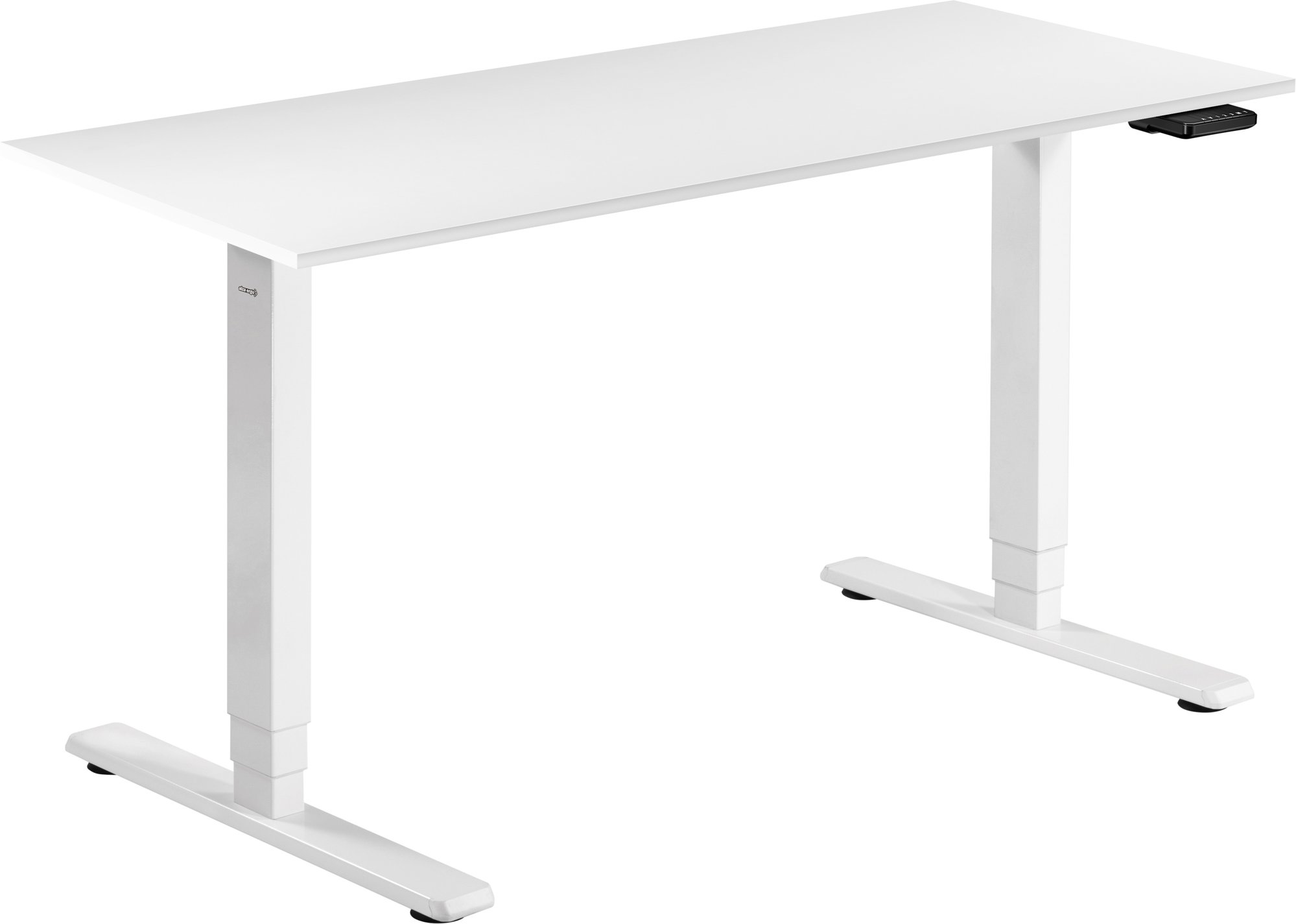 AlzaErgo Table ET1 Essential biely + doska 140 × 80 cm lamino biela