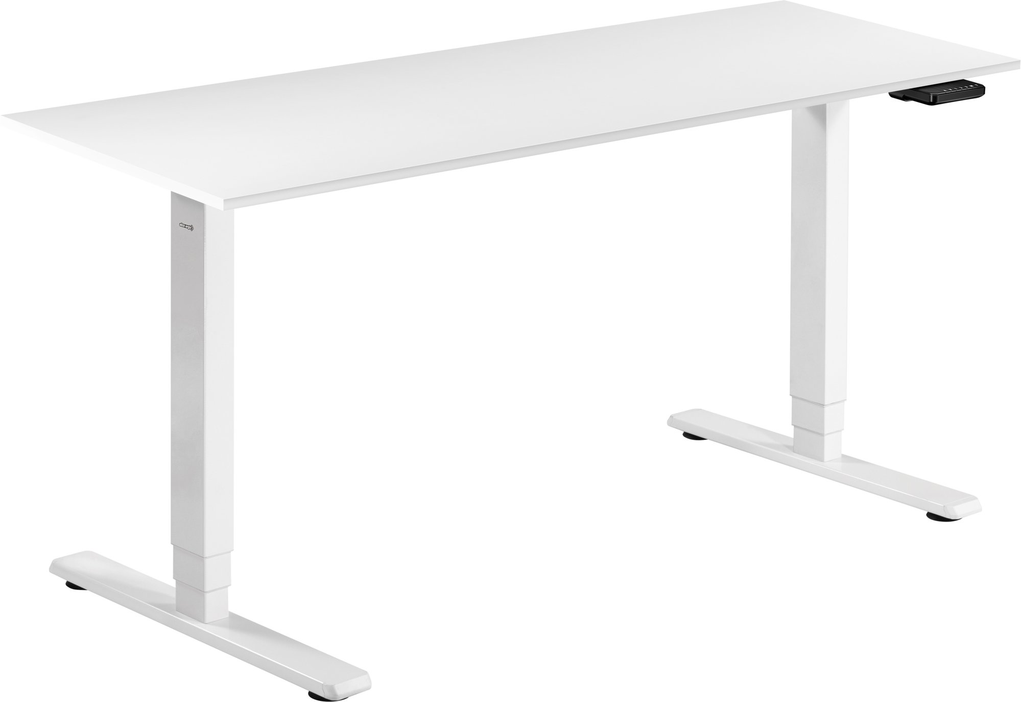 AlzaErgo Table ET1 Essential biely + doska 160 × 80 cm lamino biela