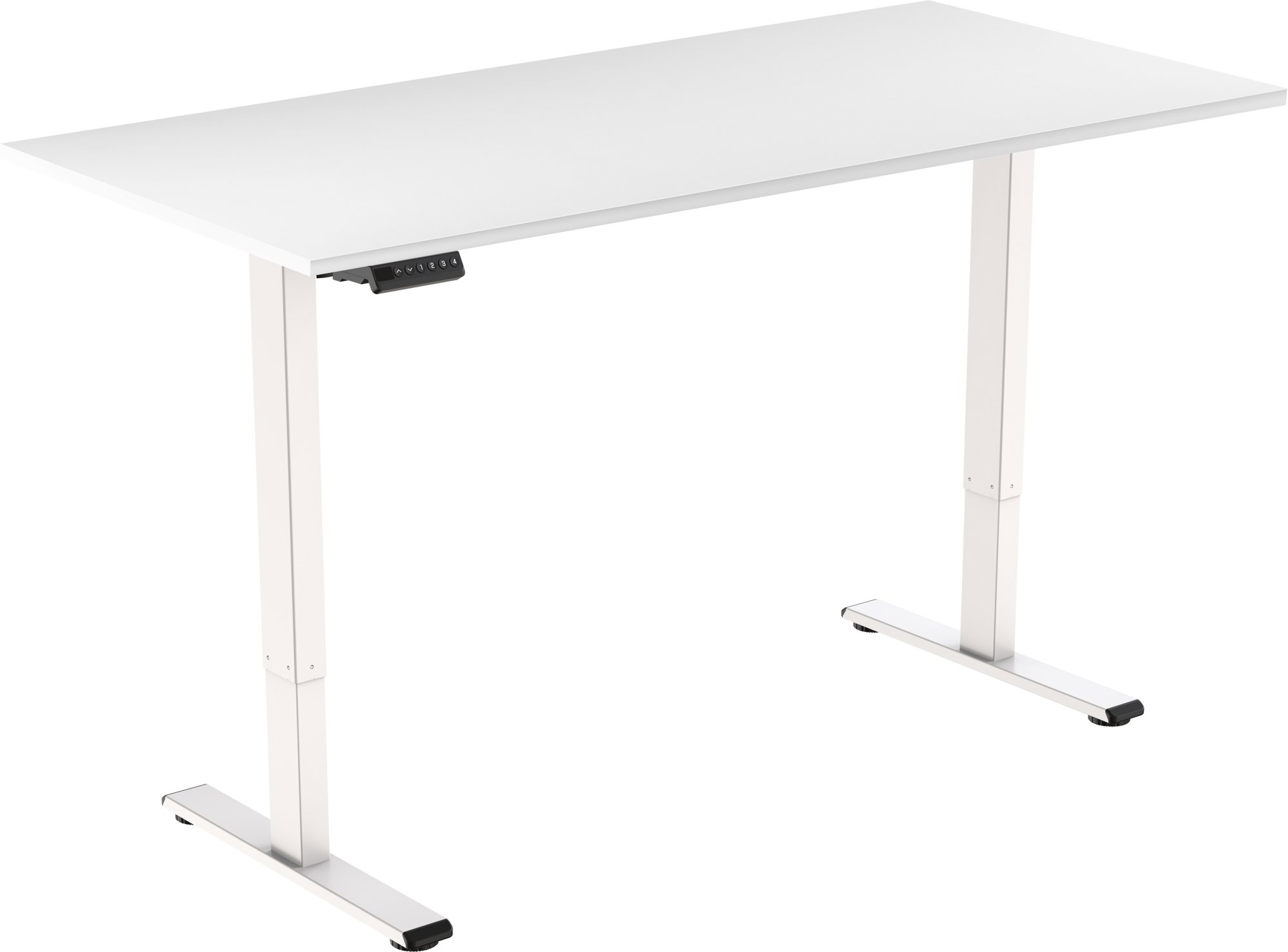 AlzaErgo Table ET2 Essential biely + doska 120 × 80 cm lamino biela