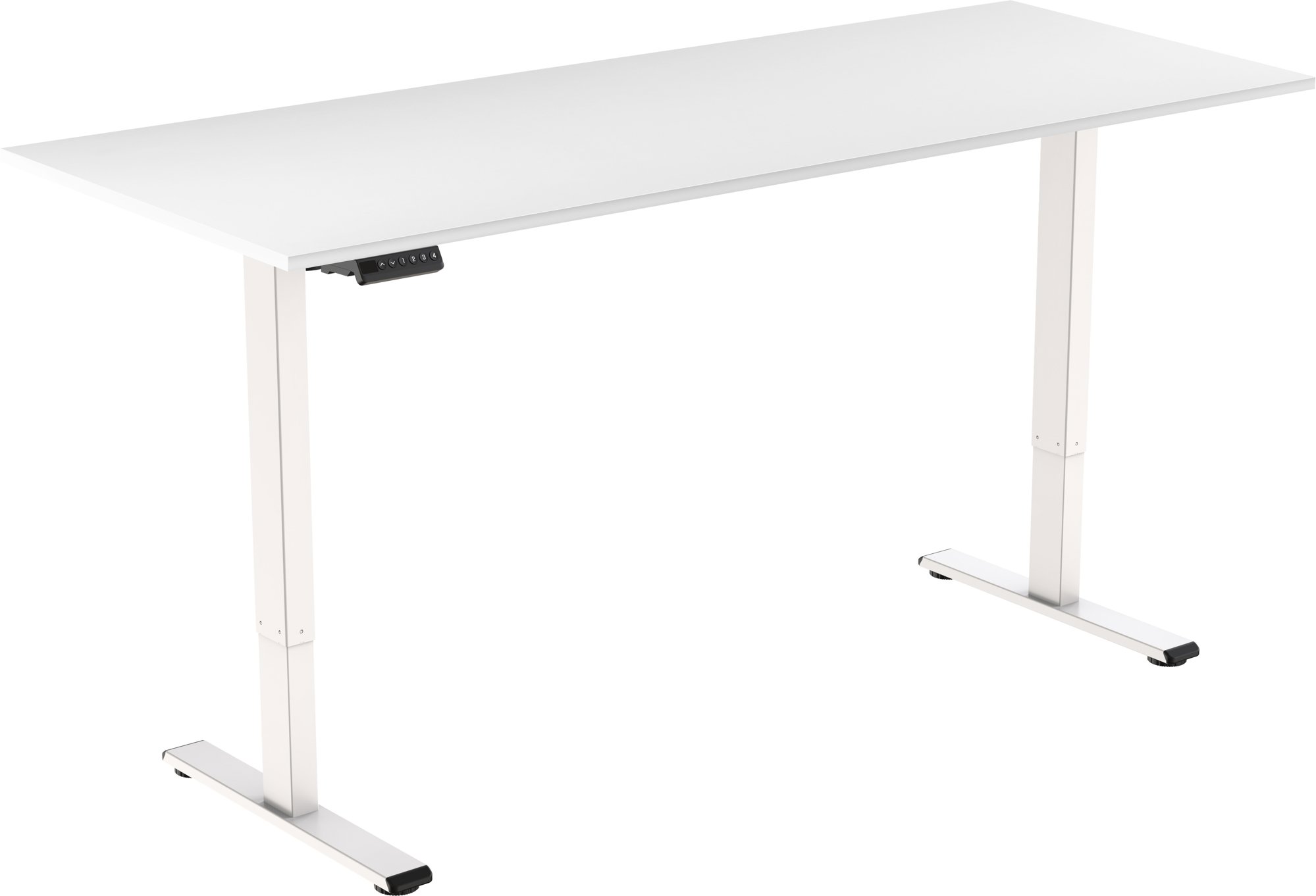 AlzaErgo Table ET2 Essential biely + doska 160 × 80 cm lamino biela
