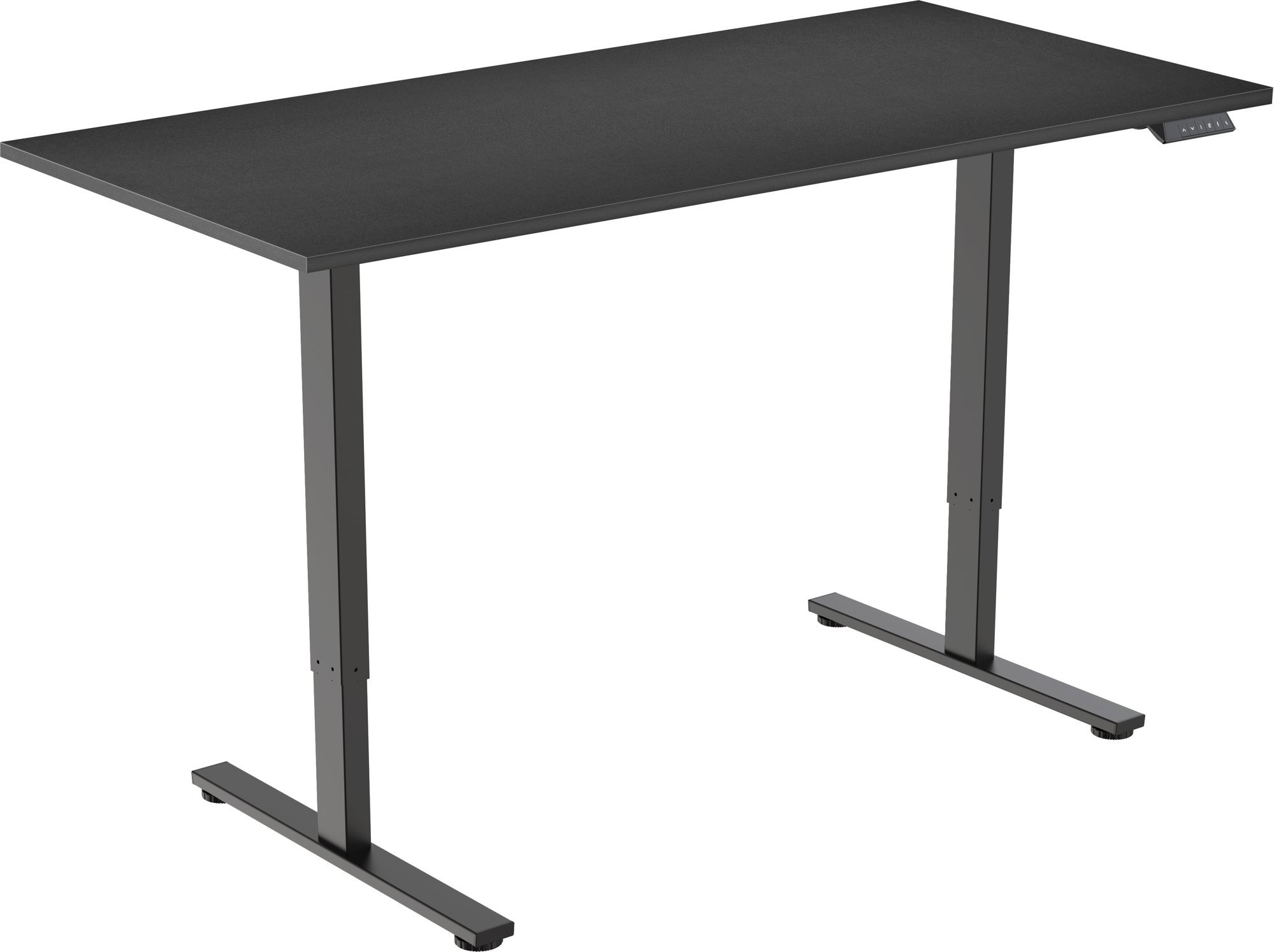 AlzaErgo Table ET2 Core čierny + doska 120 × 80 cm lamino čierna