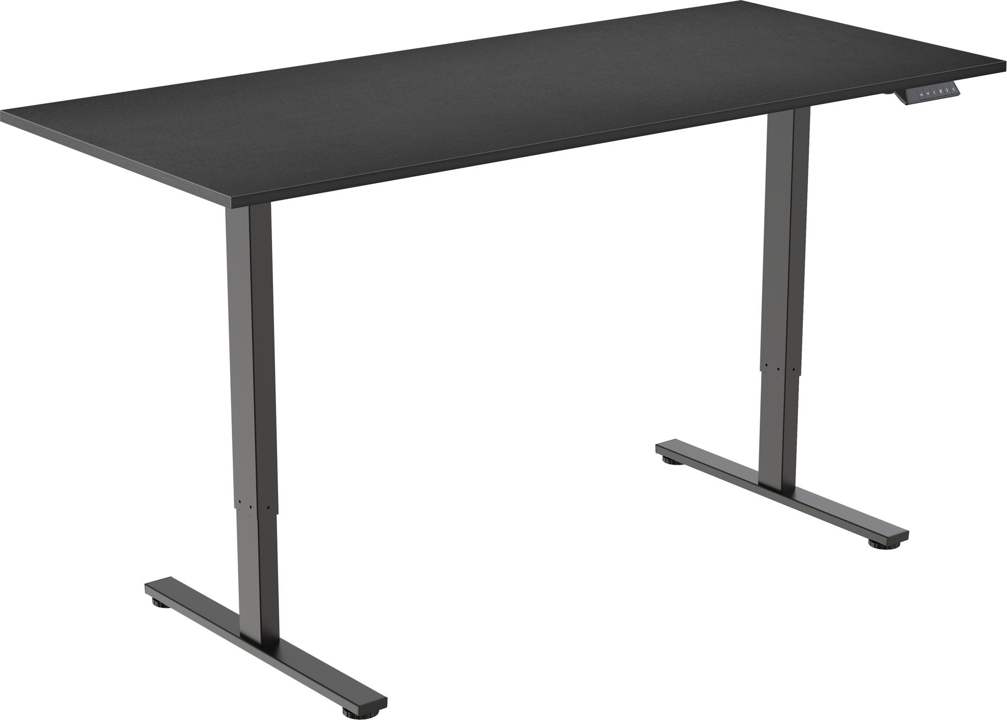 AlzaErgo Table ET2 Core čierny + doska 140 × 80 cm lamino čierna