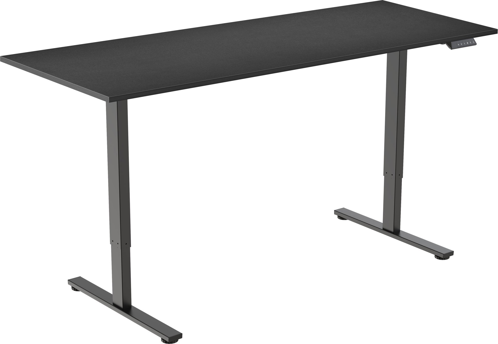 AlzaErgo Table ET2 Core čierny + doska 160 × 80 cm lamino čierna